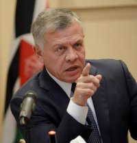 الملك في الزرقاء الاربعاء