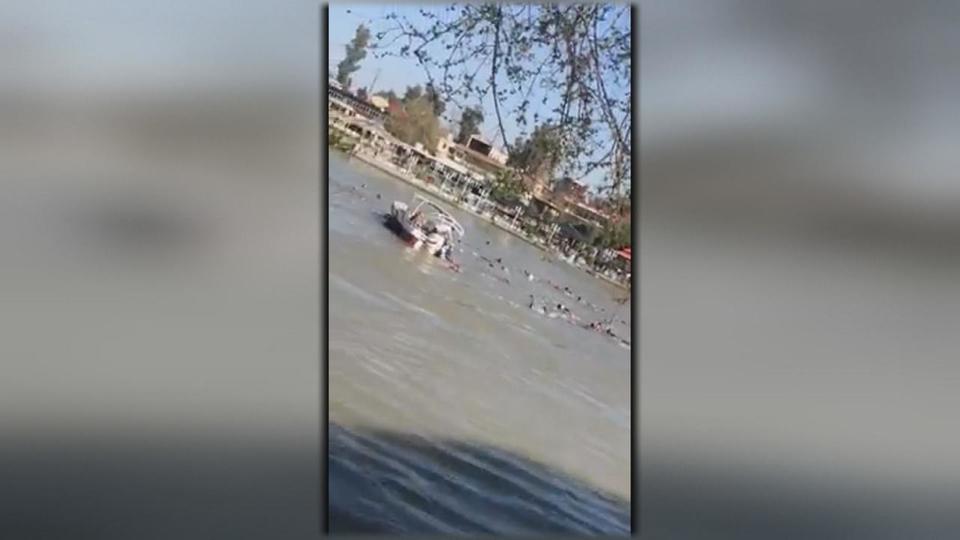 مصدر أمني: لهذا غرقت العبارة في نهر دجلة