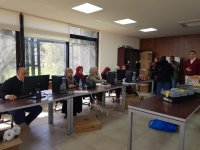 اختتام دورات القطع الإلكترونية والبرمجة و صناعة الأفلام