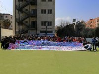 جدارية "الارض والام والكرامة"