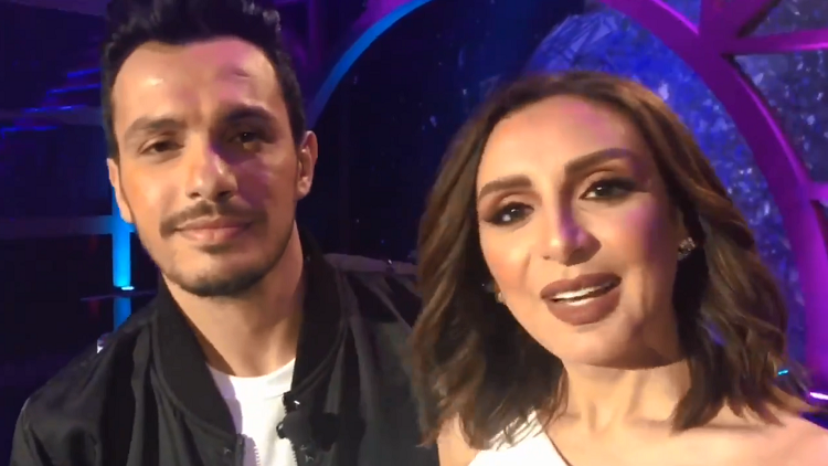 بالفيديو .. أول ظهور إعلامي لأنغام مع زوجها الجديد!
