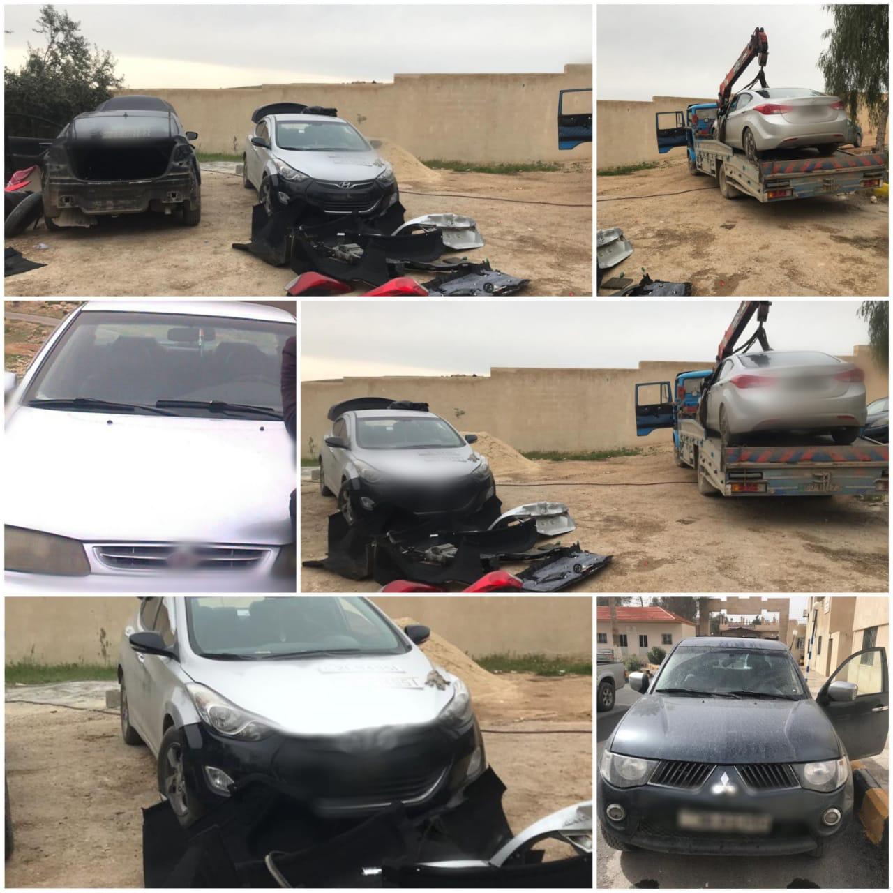 شاهد : خلال 24 ساعة من سرقتها .. الامن يعيد 8 سيارت لاصحابها