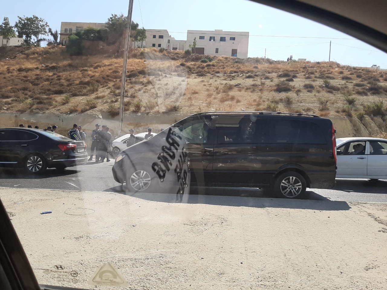 اصابة بحادث تدهور في شارع الاردن