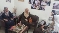 الدكتورة شحادة تزور المركز السعودي لتدريب الكفيفات 