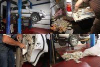 بالصور والفيديو .. احباط محاولة تهريب مليون حبة مخدرة