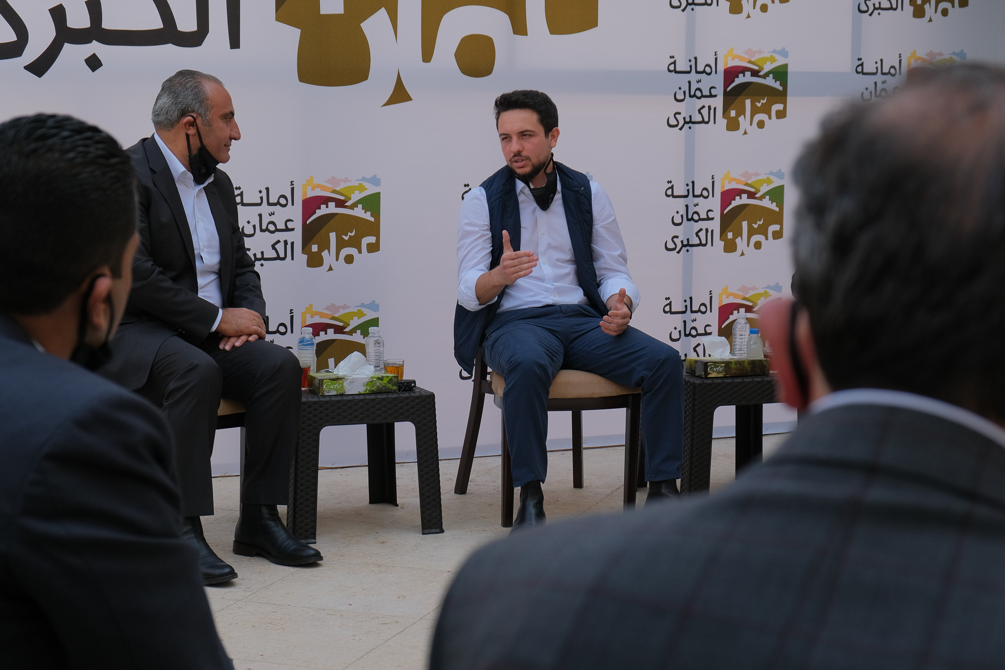 ولي العهد يشيد بجهود موظفي أمانة عمّان خلال أزمة كورونا