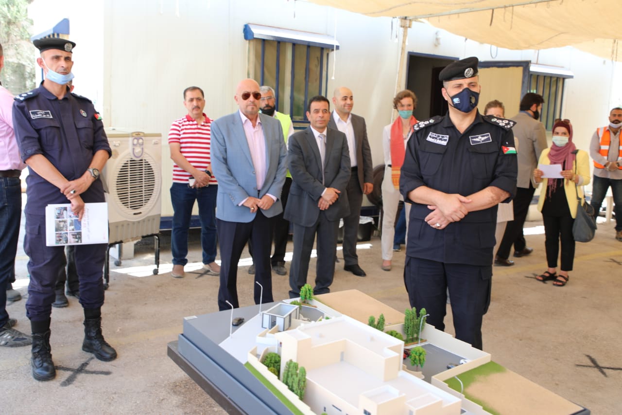 وضع حجر الاساس لمركز التدريب المائي الاقليمي الحديث