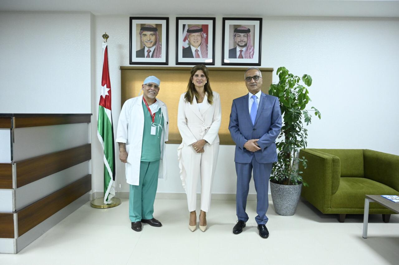 الاميرة دينا مرعد تشيد بمبادرة مستشفى "الكندي" المجانية للكشف المبكر عن سرطان "البروستات"(صور)