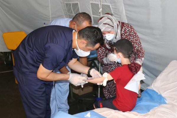 1200 حالة تعامل معها المستشفى الميداني الأردني في بيروت