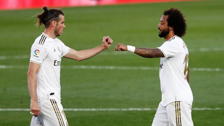 غاريث بيل يودع لاعبي ريال مدريد