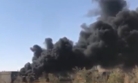 بالفيديو والصور .. السيطرة على حريق هائل في مصفاة البترول