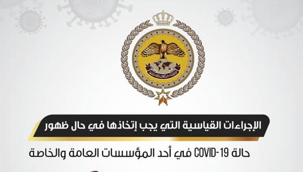 إدارة الازمات تعلن اجراءات التعامل مع إصابات كورونا في المؤسسات