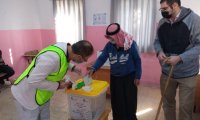 أكبر معمر في اربد يدلي بصوته في الانتخابات النيابية