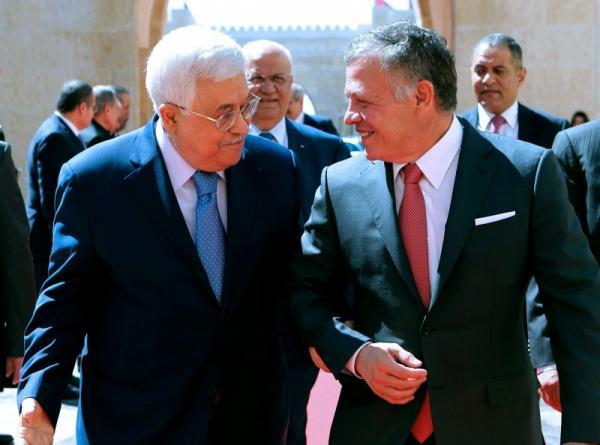 الملك يبحث مع عباس تطورات الساحة الفلسطينية