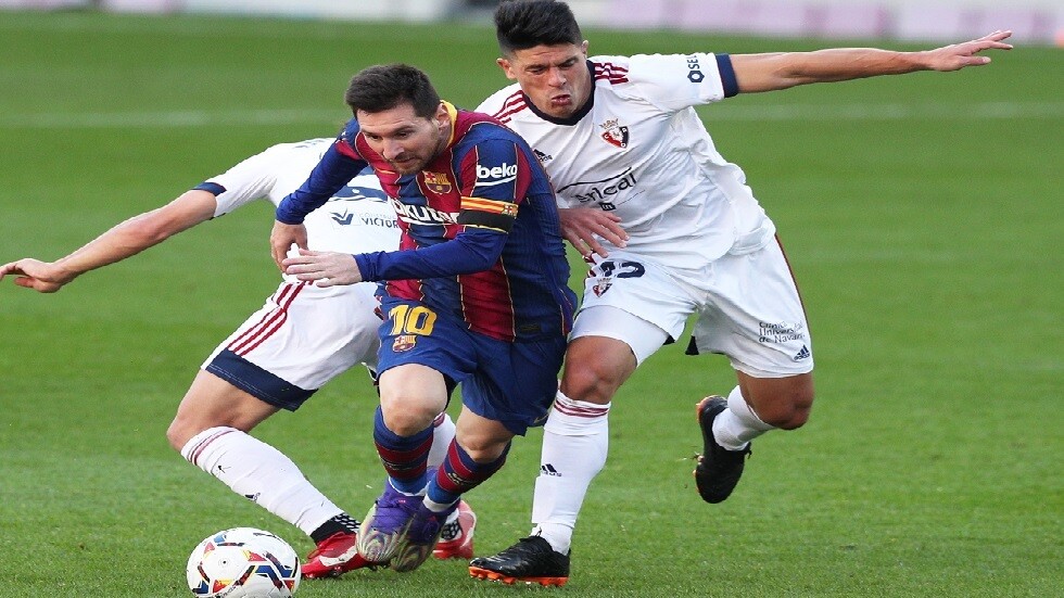 برشلونة يكرم وفادة أوساسونا برباعية دون رد