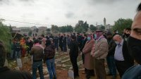 تشييع جثمان الشاب المتوفى بمشاجرة الصريح (صور)