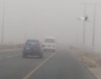 ضباب في السهول الشرقية والبادية