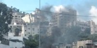 نابلس: إحراق مقر حركة فتح في مخيم بلاطة(صور)