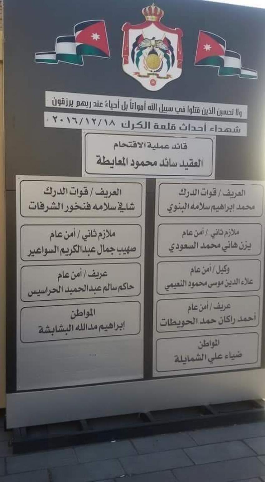 الذكرى الرابعة لأحداث قلعة الكرك