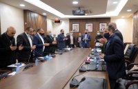 لجنة فلسطين النيابية تقرأ الفاتحة على روح السعود