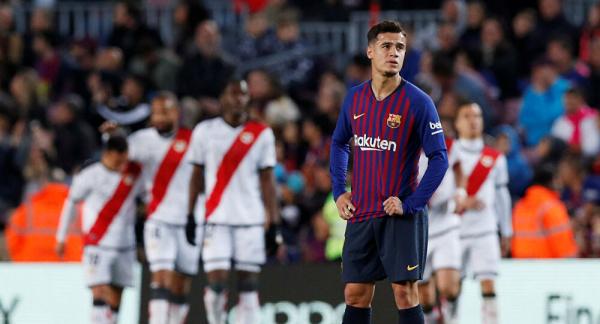 برشلونة يعلن تفاصيل إصابة كوتينيو