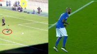 طريقة فريدة من نوعها لتنفيذ ركلة جزاء (فيديو)