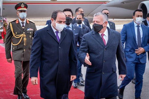 السيسي يغادر الأردن