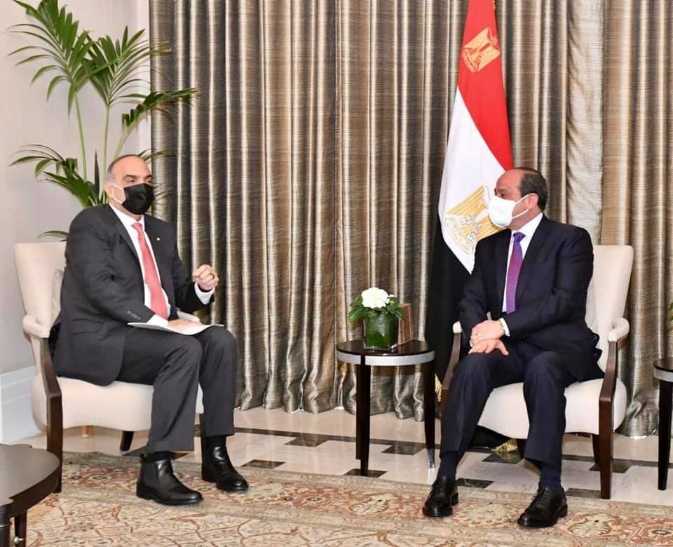 الخصاونة والسيسي يؤكدان أهمية تكثيف التنسيق