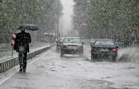 اجواء شديدة البرودة وامطار غزيرة وزخات ثلجية على المرتفعات