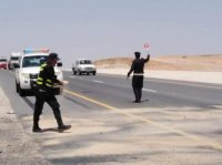 ضبط مركبة تسير بسرعة 180 كم على طريق البحر الميت