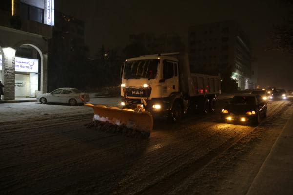 أمانة عمان: مستمرون بفتح الطرق أولا بأول