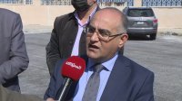 تسريب مياه جوفية لمركز ثقافي إربد من مبنى المسرح