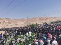 مسيرة حاشدة على الحدود الأردنية الفلسطينية الجمعة