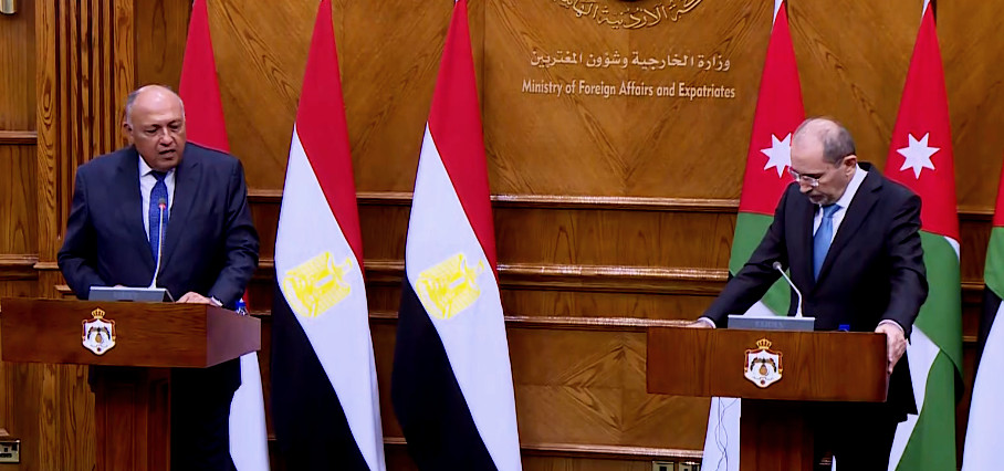 الصفدي: ننسق مع مصر لإعادة إعمار غزة