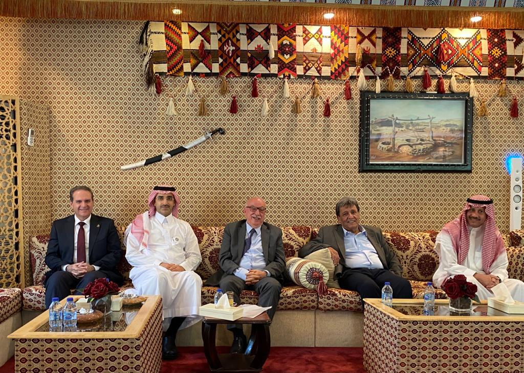 السفير السعودي يلتقي الرئيس التنفيذي للصندوق السعودي للتنمية ووزراء أردنيين