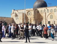 مستوطنون متطرفون يقتحمون الاقصى بحراسة شرطة الاحتلال