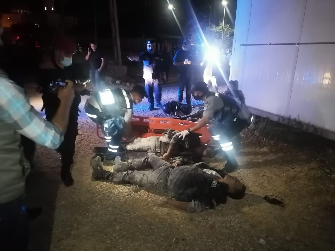 بالصور .. 4 إصابات في صفوف قوة أمنية تتعامل مع اعمال شغب في لواء ناعور