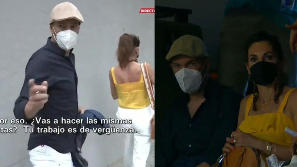 زيدان ينفعل على صحفي بسبب رسالة وداع ريال مدريد