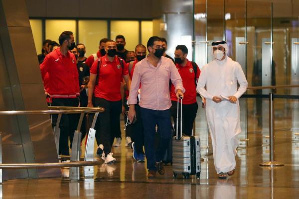 بعثة النشامى تصل الدوحة
