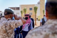 بالصور .. ولي العهد يفتتح مشروع تطوير ساحة الثورة العربية الكبرى بالعقبة