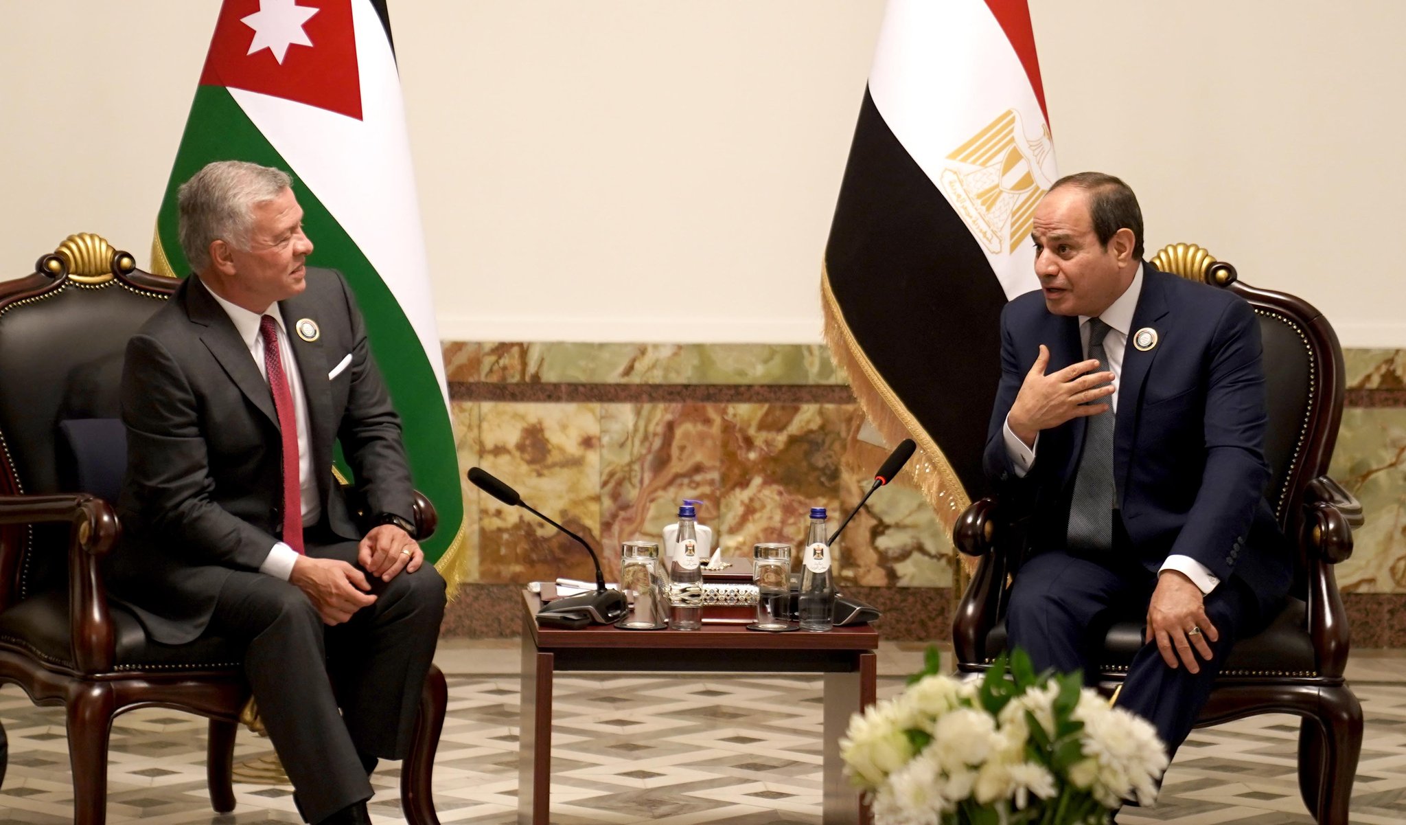 الملك والسيسي يؤكدان أهمية ترجمة وقف إطلاق النار في غزة إلى هدنة ممتدة