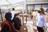 الملكة تلتقي المستفيدين من موقع “دبين” الالكتروني(صور)