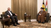 وفد من قيادة حماس برئاسة هنية يلتقي حسن نصرالله في بيروت