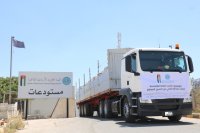 "الخيرية الهاشمية" تسير قافلة جديدة من المساعدات الانسانية إلى قطاع غزة