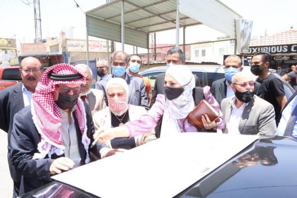 الكسبي: مشروع نفق الزيتونة في الزرقاء قارب على الانتهاء (صور)