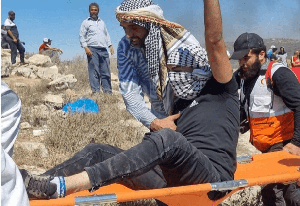 فلسطين: 84 اصابة بمواجهات جبل صبيح