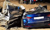 عائلة سعودية كاملة ضحية حادث طريق جابر