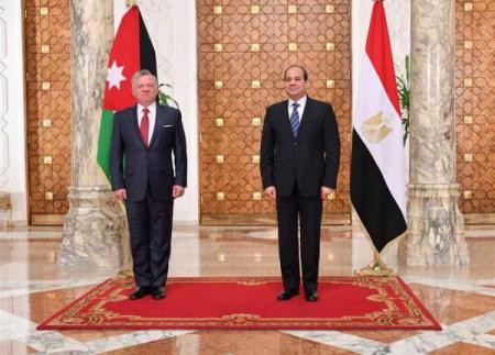 الملك يهنئ الرئيس المصري بذكرى ثورة 23 تموز