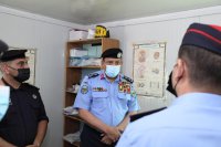مدير الأمن العام يفتتح المحطة الأمنية المتكاملة للممر التنموي (طريق الـ100)