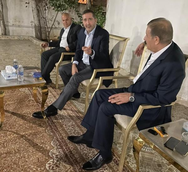 الرفاعي يلتقي الشعب النيابية في منزل الدغمي